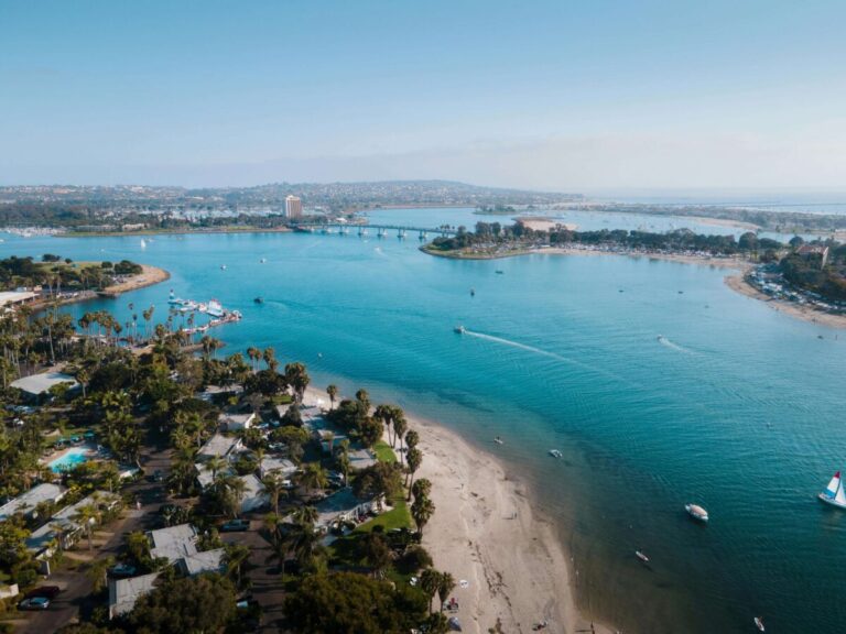 panorámica de San Diego bajo cielo despejado ideal del pronóstico del clima en San Diego