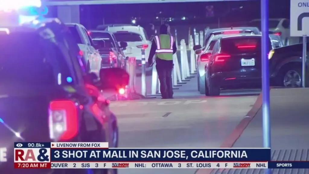 Escena de emergencia tras tiroteo en Black Friday en un centro comercial de California durante día de compras