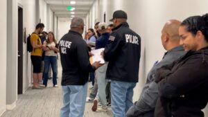 Oficina migratoria en San Diego donde ocurrió un arresto en entrevista de green card