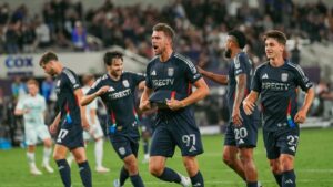 Jugadores de San Diego FC entrenan previo a su debut en Concacaf ante Pumas UNAM