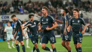 Jugadores de San Diego FC entrenan previo a su debut en Concacaf ante Pumas UNAM