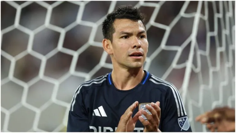 Hirving Lozano durante un partido de MLS con San Diego FC en Estados Unidos tras su salida del club