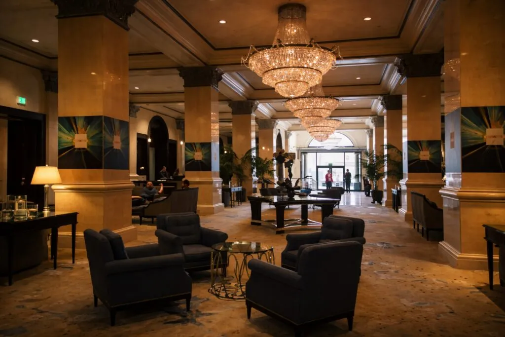 Clausura por plagas en área de alimentos del hotel U.S. Grant en San Diego tras inspección sanitaria