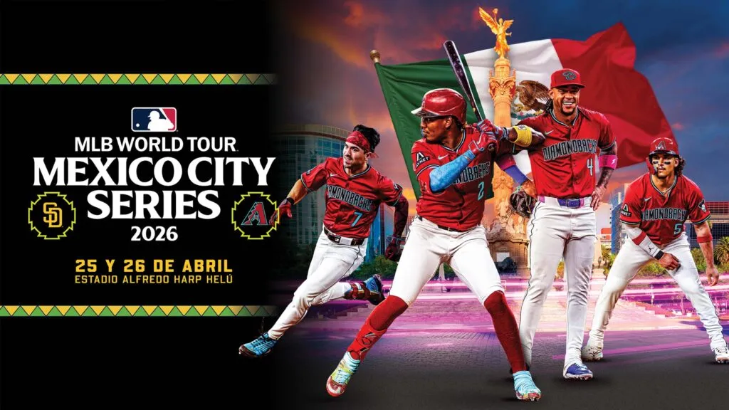 Serie de MLB entre Padres y Diamondbacks en el Estadio Alfredo Harp Helú de la Ciudad de México