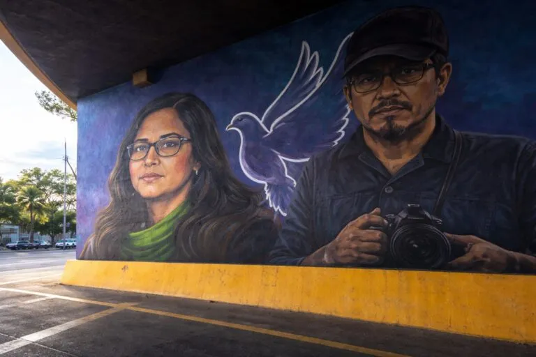 Mural en Tijuana que honra a periodistas asesinados y refuerza la memoria social en la frontera con California