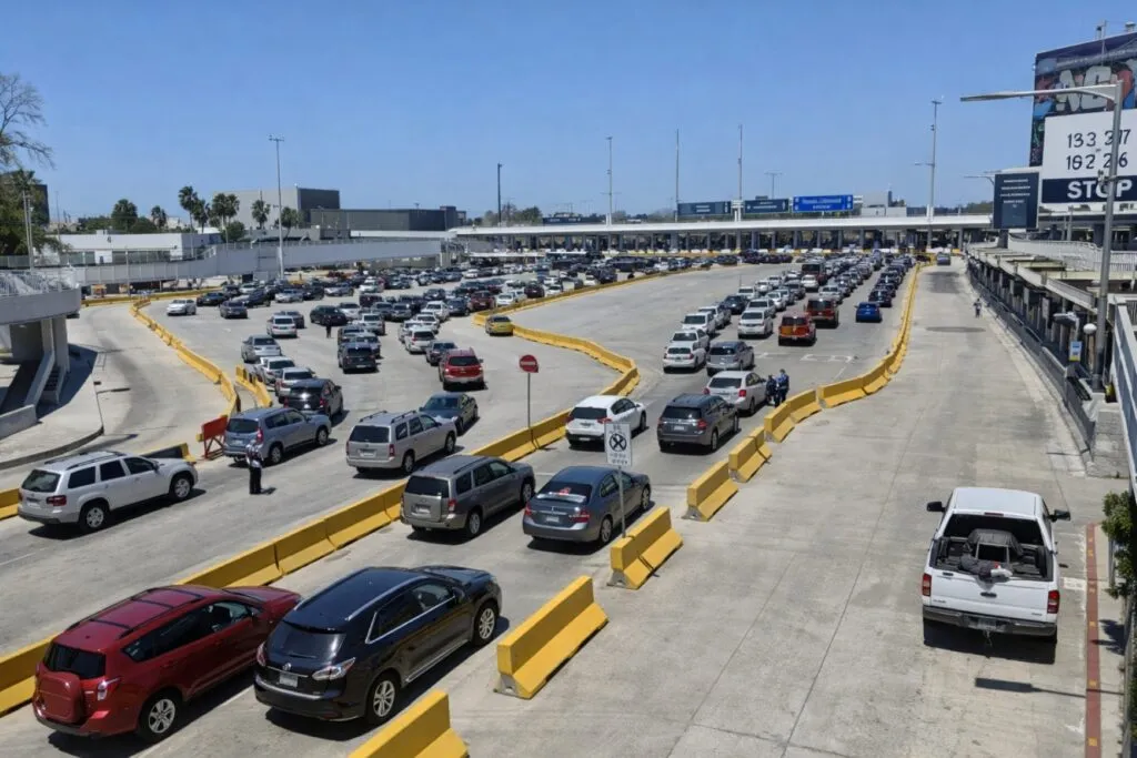 Garita de EE.UU. en California relacionada con arresto de exfuncionario por tráfico de metanfetamina desde Baja California