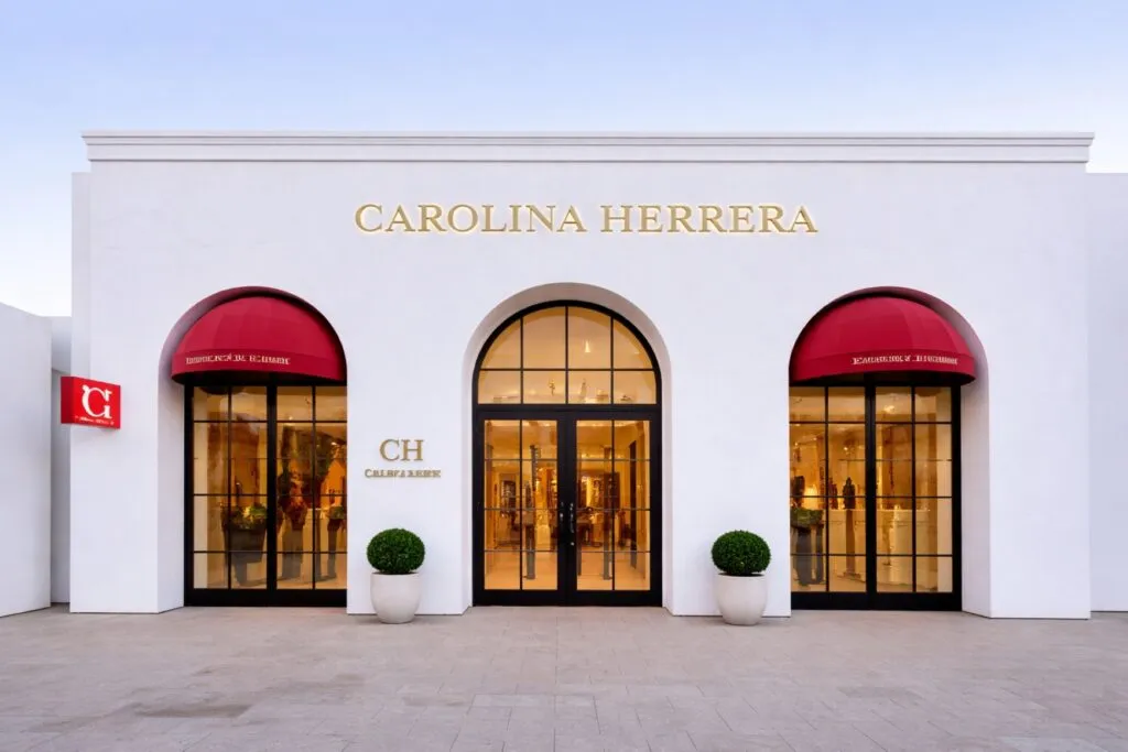 Tienda Carolina Herrera en Fashion Valley Mall moda San Diego y lujo