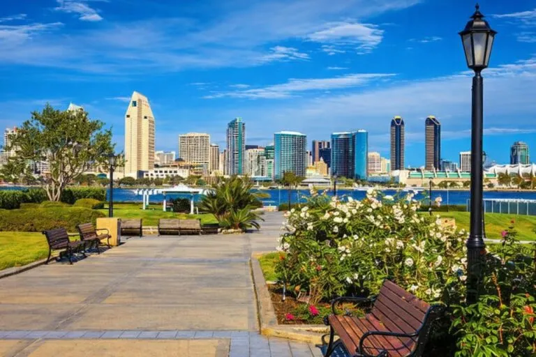 Clima en San Diego hoy con cielo despejado y temperaturas templadas cerca de 20 grados en California