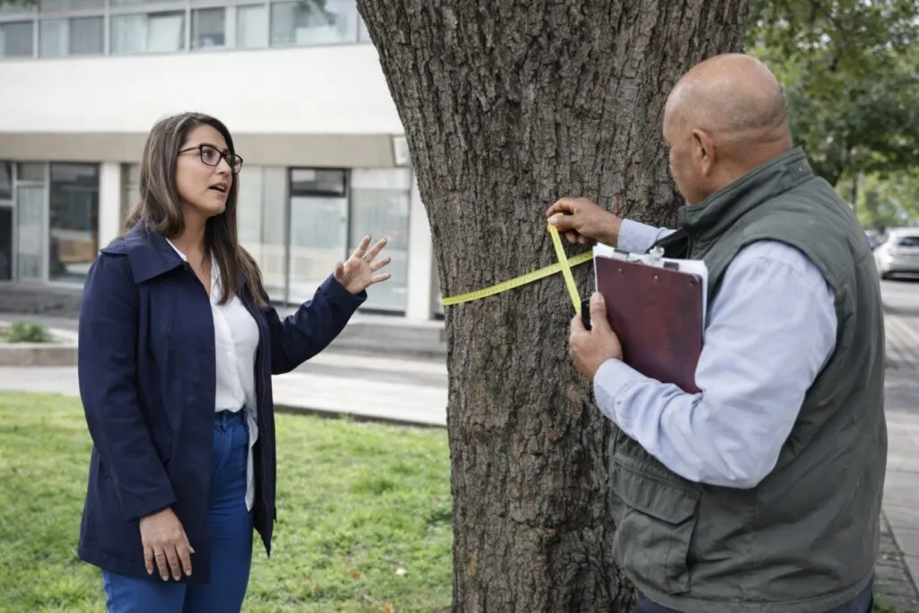 Inspectores evalúan arbolado urbano en Tijuana con técnicas modernas de inspección ambiental y gestión sostenible