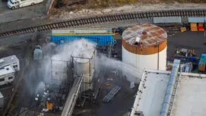 Riesgo de explosión en planta química provocó evacuaciones masivas en Garden Grove