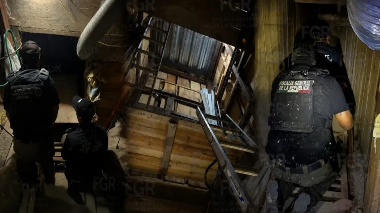 narcotúnel localizado entre Tijuana y San Diego utilizado para operaciones clandestinas en la frontera