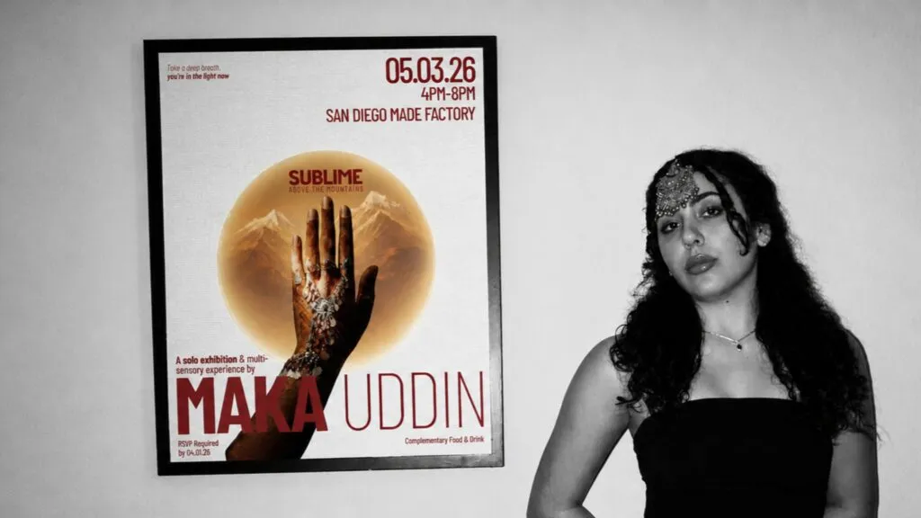 Maka Uddin presenta obras que exploran identidad, migración y memoria en San Diego