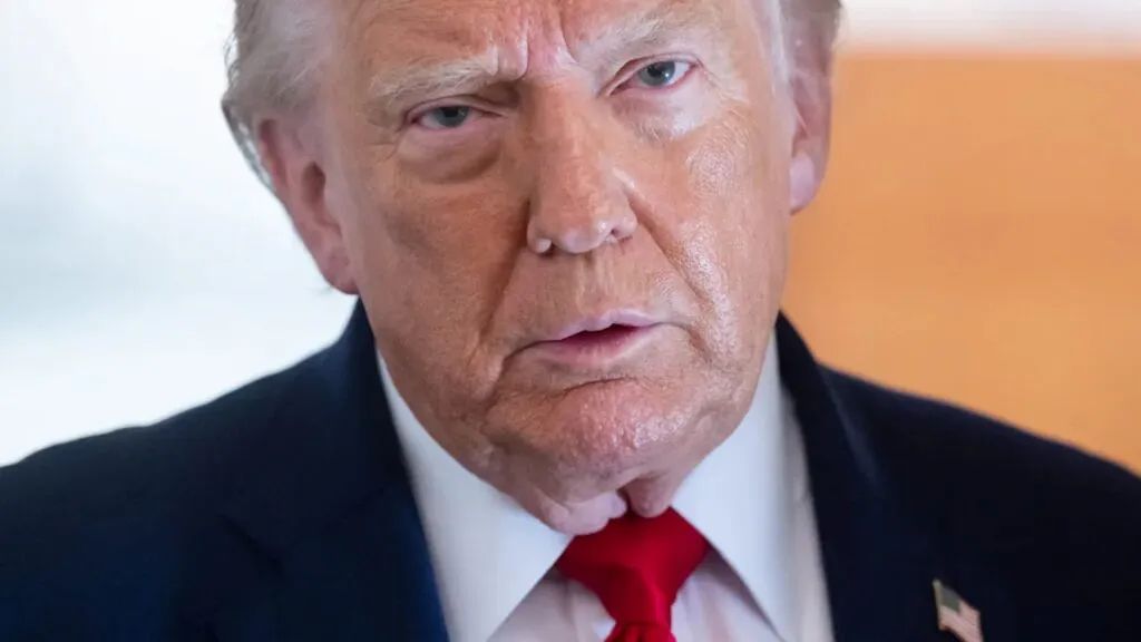 Trump durante declaraciones sobre elecciones en California y acusaciones de fraude electoral