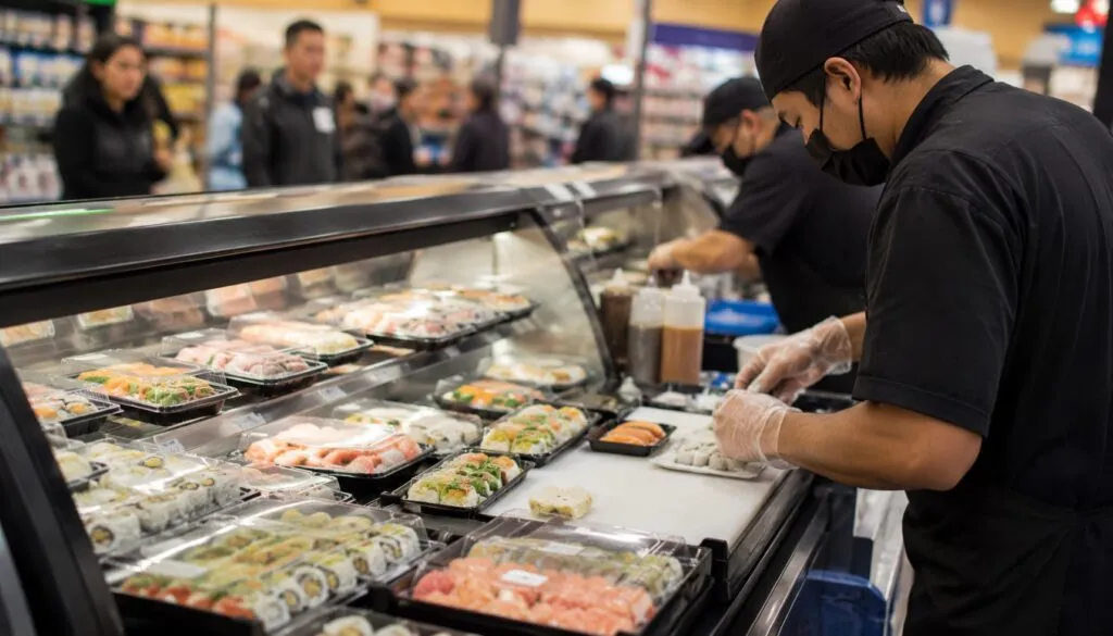 Demanda por explotación laboral contra empresas de sushi en supermercados de San Diego y trabajadores afectados