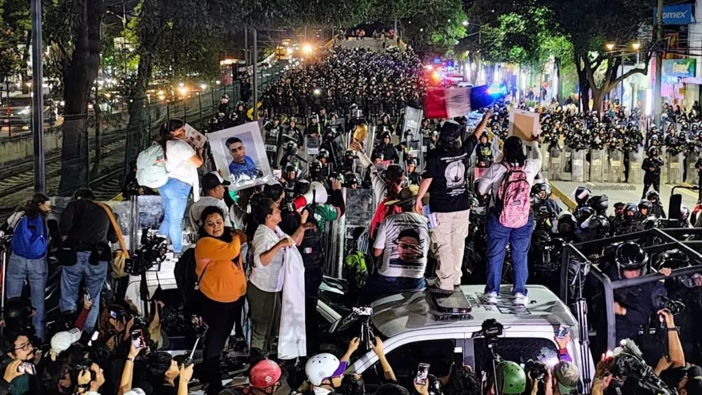 protestas y operativos de seguridad durante la inauguración del Mundial 2026 en Ciudad de México