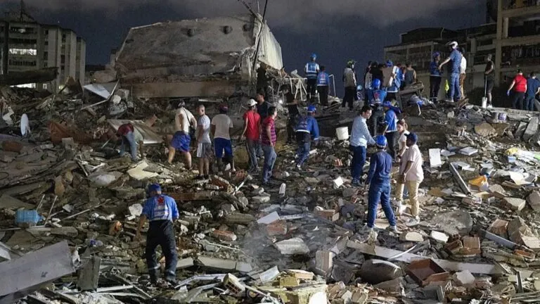 Daños provocados por el terremoto de magnitud 7,5 registrado en Venezuela