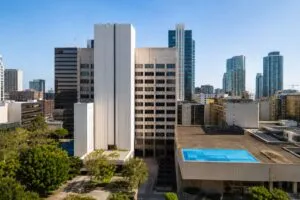 Civic Center San Diego con propuesta de renovación urbana, viviendas y espacios culturales en el centro de la ciudad.