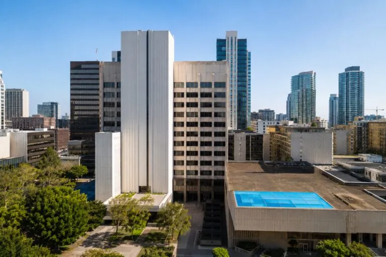 Civic Center San Diego con propuesta de renovación urbana, viviendas y espacios culturales en el centro de la ciudad.