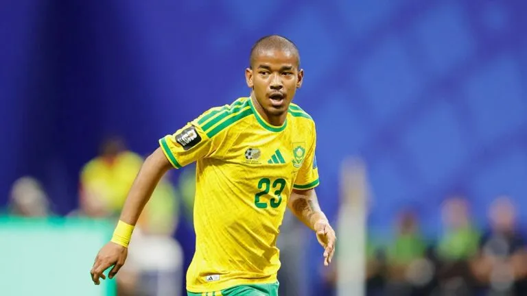 Jayden Adams durante un partido con Sudáfrica antes de su fallecimiento a los 25 años