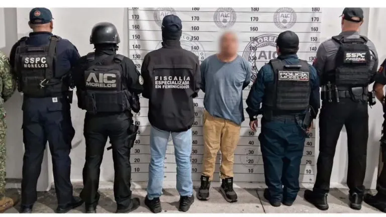 Presunto asesino de Claudia Tacoronte es detenido en Cuautla por autoridades mexicanas tras varios días de búsqueda.