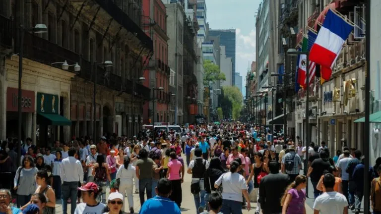 México registra menor crecimiento poblacional, caída de la fecundidad y un aumento en la edad mediana de sus habitantes.