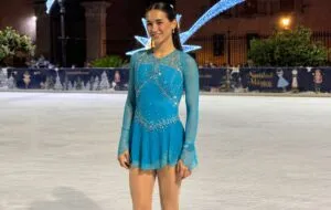 Andrea Astrain representa al patinaje mexicano y busca destacar en competencias internacionales.