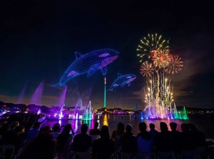 SeaWorld transforma sus espectáculos nocturnos con drones
